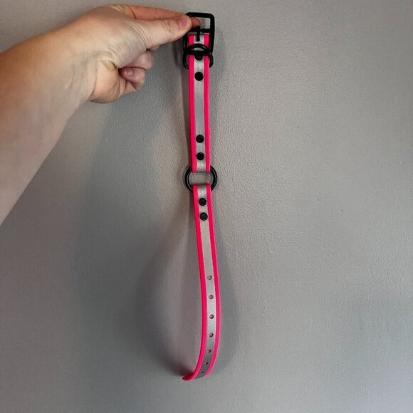 Pink dog collar Reflective Waterproof Small NWT - Picture 2 of 4